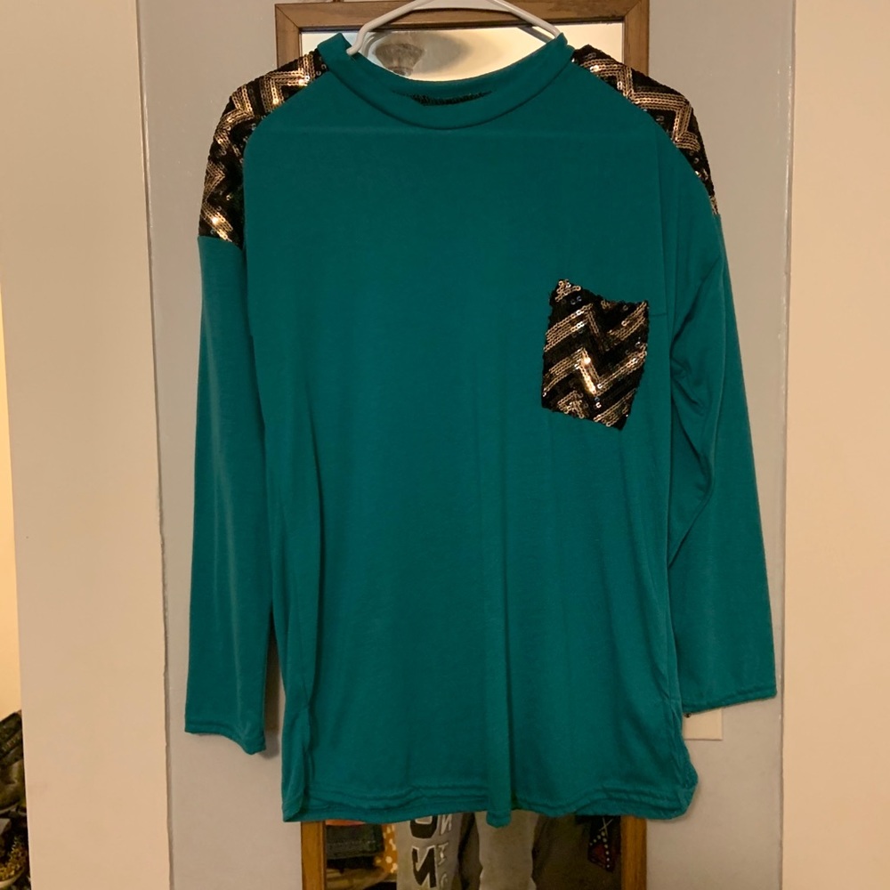 Sequin top
